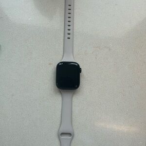 Series 8 41mm Apple Watch with Black Face and Gray Band